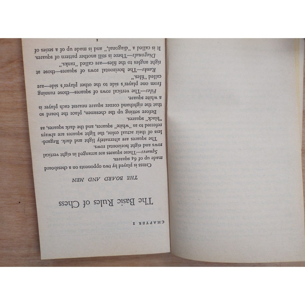 1958 Chess In A Nutshell pb BOOK Fred Reinfeld basic rules - Picture 6 of 8